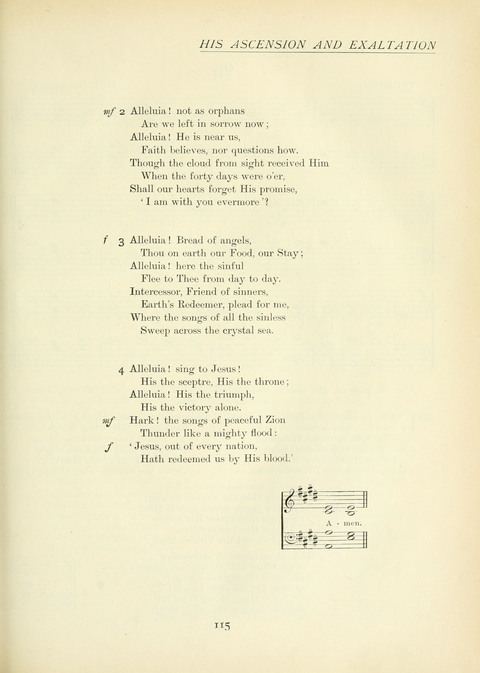 The Church Hymnary page 115