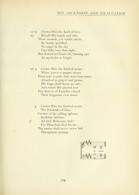 The Church Hymnary page 119