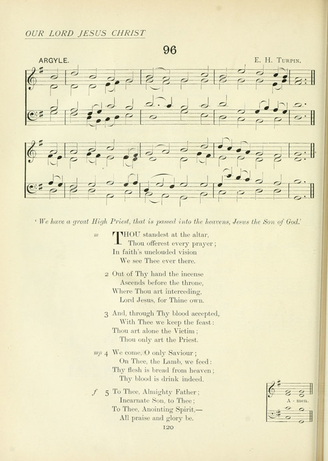 The Church Hymnary page 120