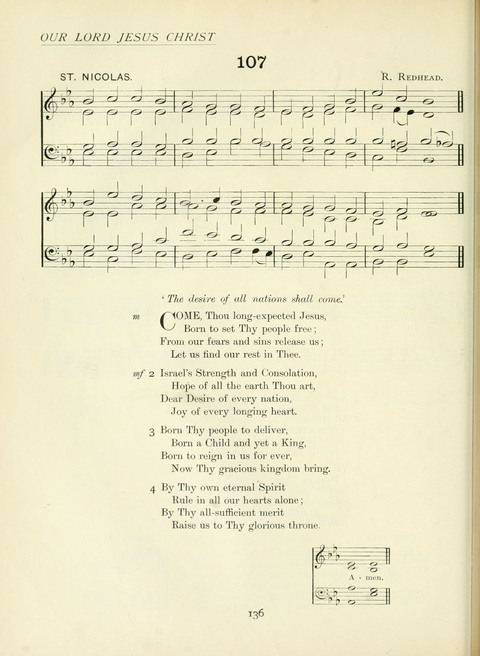 The Church Hymnary page 136