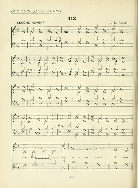 The Church Hymnary page 142