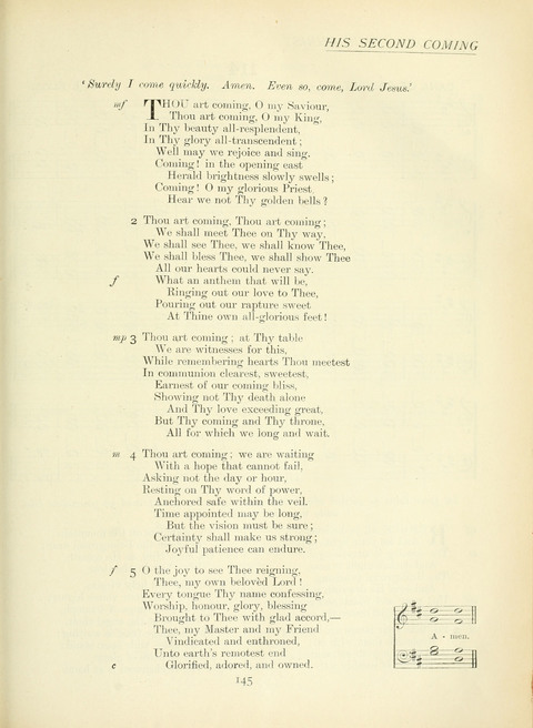 The Church Hymnary page 145