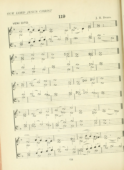 The Church Hymnary page 154