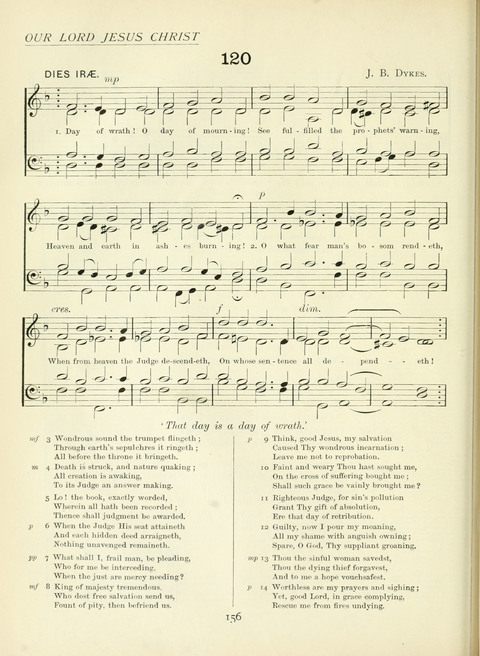 The Church Hymnary page 156