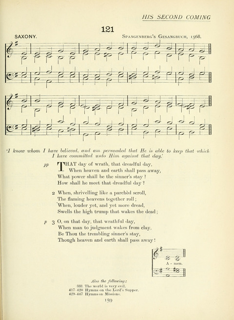 The Church Hymnary page 159