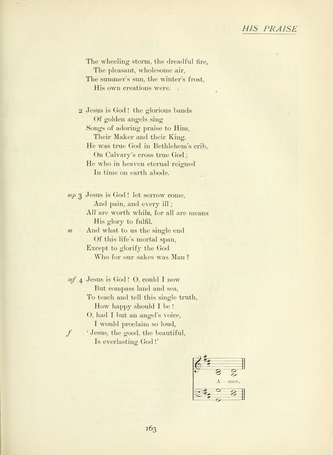 The Church Hymnary page 163