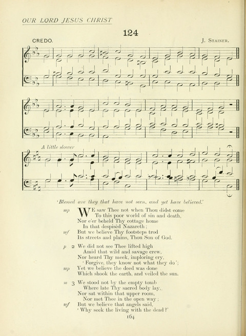 The Church Hymnary page 164