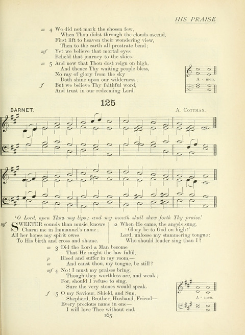 The Church Hymnary page 165