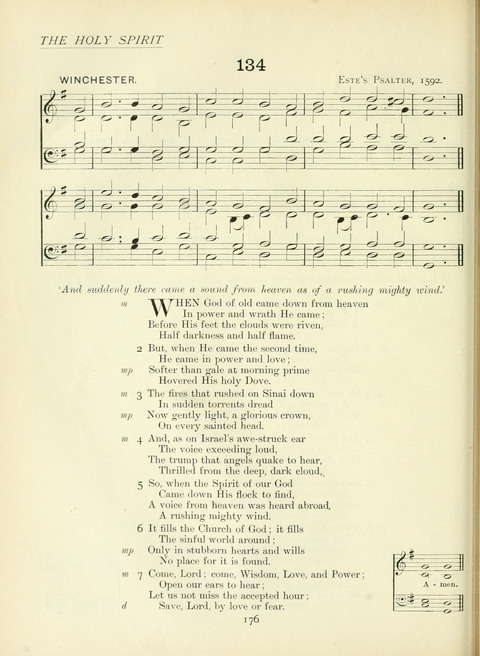 The Church Hymnary page 176