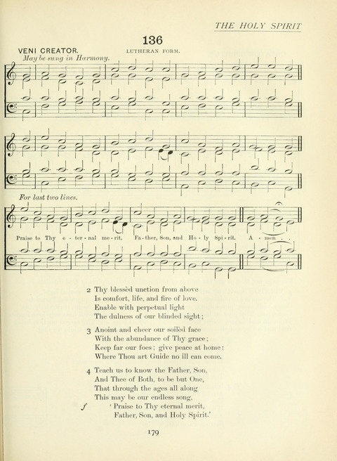 The Church Hymnary page 179