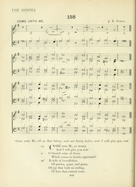 The Church Hymnary page 202