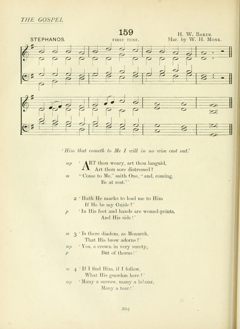The Church Hymnary page 204
