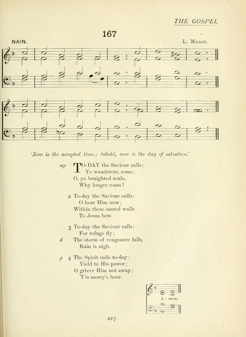 The Church Hymnary page 217