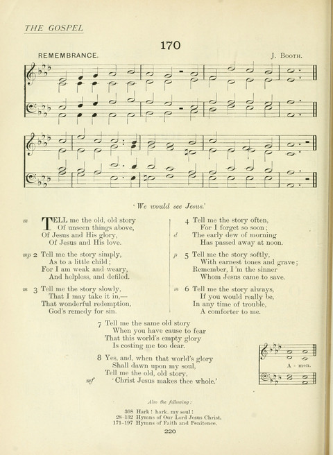 The Church Hymnary page 220