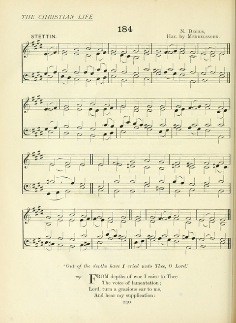 The Church Hymnary page 240