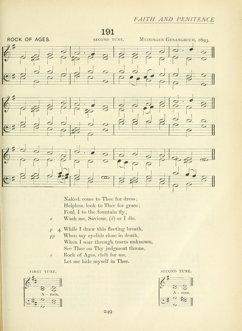 The Church Hymnary page 249