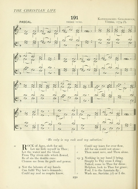 The Church Hymnary page 250