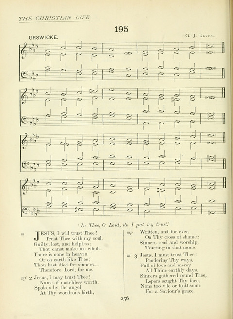 The Church Hymnary page 256