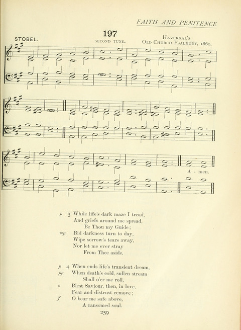 The Church Hymnary page 259