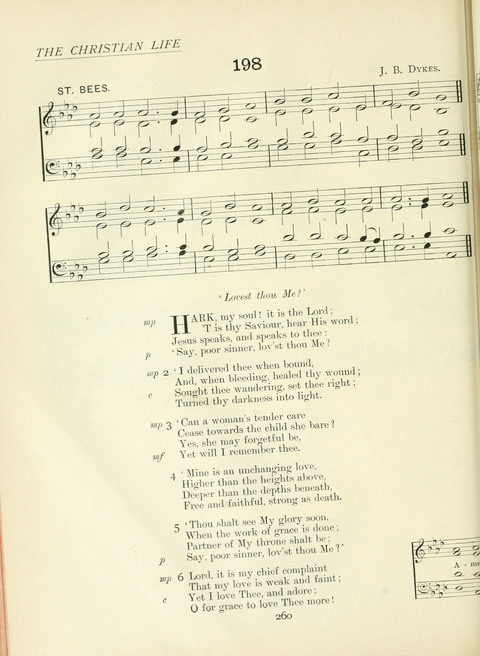 The Church Hymnary page 260