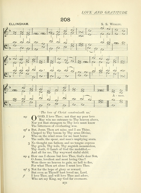 The Church Hymnary page 271