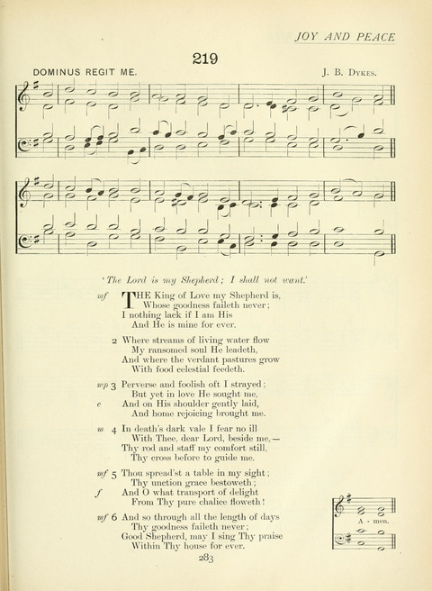 The Church Hymnary page 283