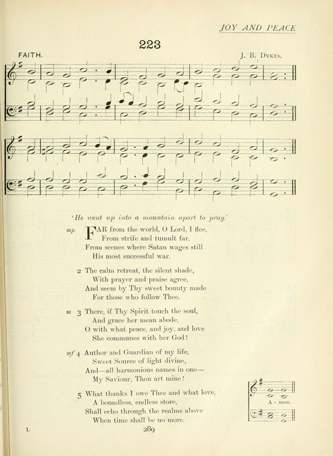 The Church Hymnary page 289