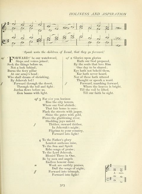 The Church Hymnary page 313