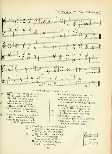 The Church Hymnary page 347