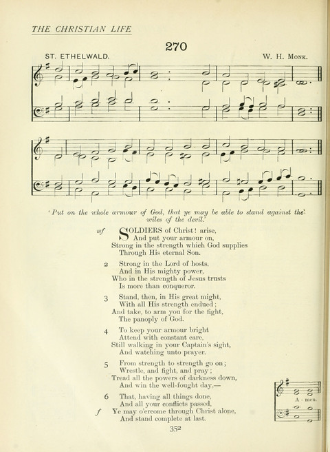 The Church Hymnary page 352