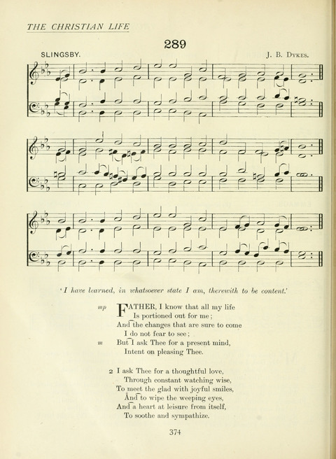 The Church Hymnary page 374