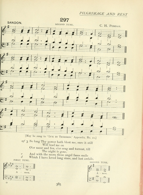 The Church Hymnary page 385