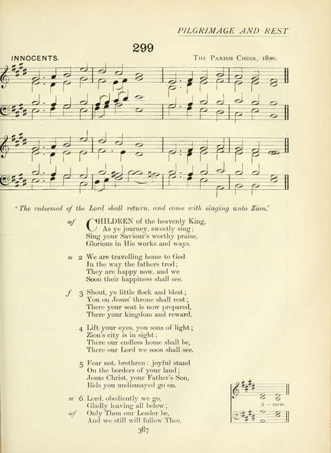 The Church Hymnary page 387