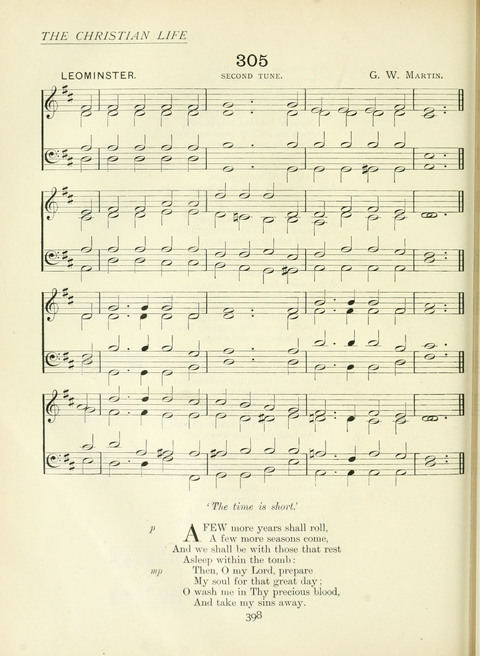 The Church Hymnary page 398