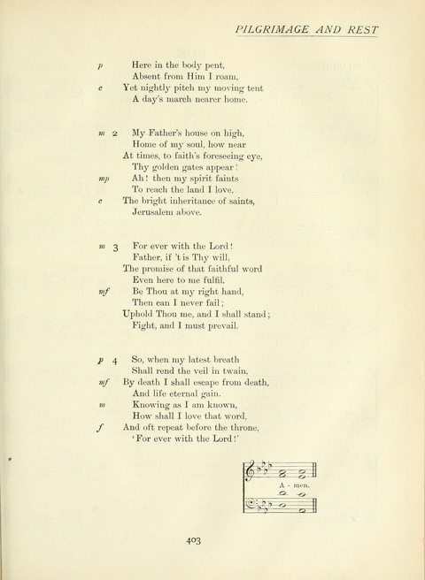 The Church Hymnary page 403