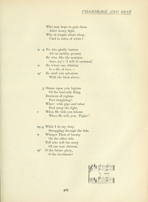 The Church Hymnary page 407