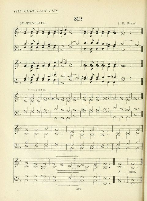 The Church Hymnary page 410