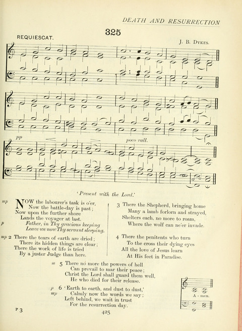 The Church Hymnary page 425