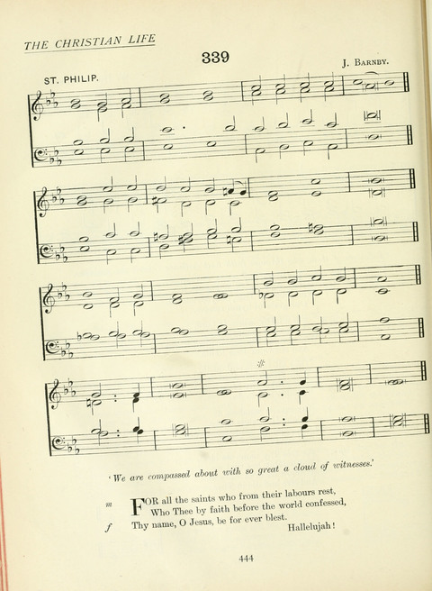 The Church Hymnary page 444