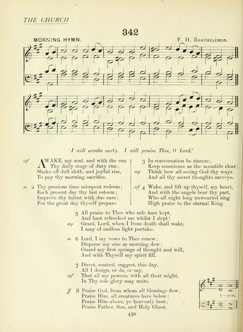 The Church Hymnary page 450