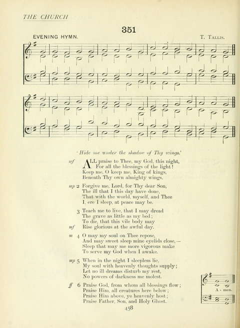 The Church Hymnary page 458