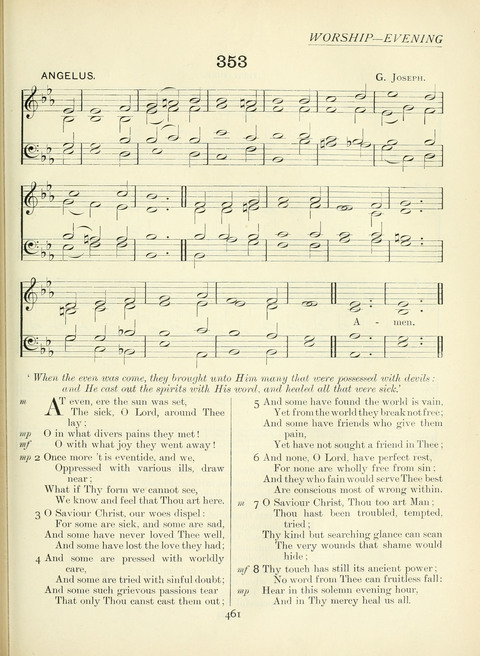 The Church Hymnary page 461