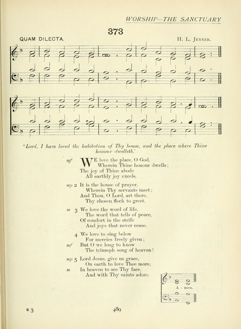 The Church Hymnary page 489