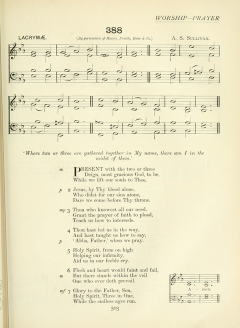 The Church Hymnary page 503