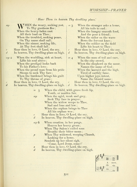 The Church Hymnary page 511