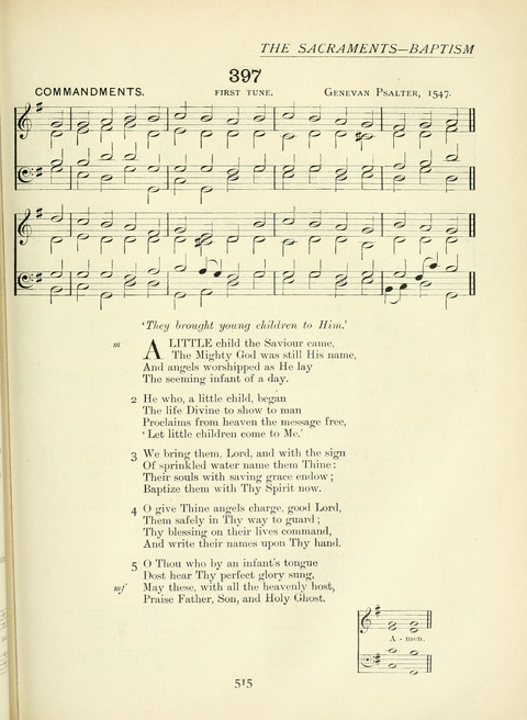 The Church Hymnary page 515