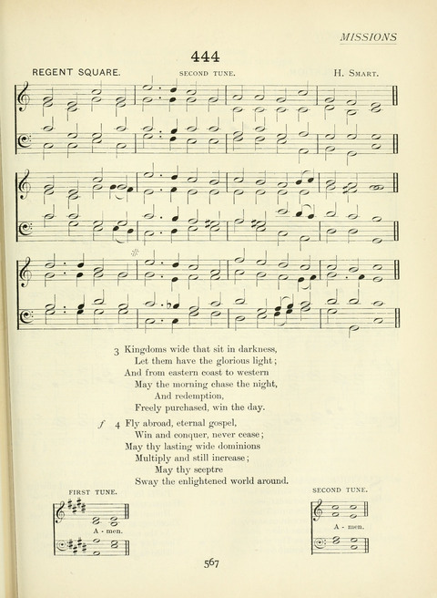 The Church Hymnary page 567