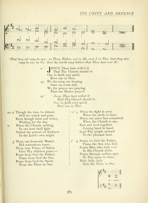 The Church Hymnary page 583