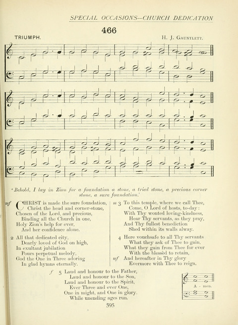 The Church Hymnary page 595