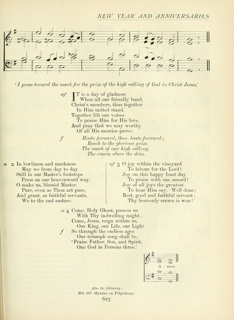 The Church Hymnary page 623